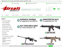 Tablet Screenshot of airsoft-online.cz